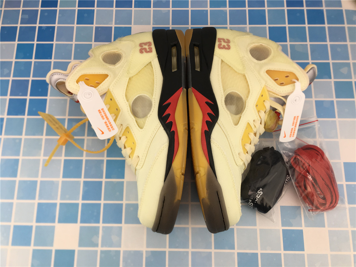 OG Batch Off-white x Air Jordan Retro 5 SP DH8565 100